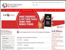 Tablet Screenshot of kra.go.ke